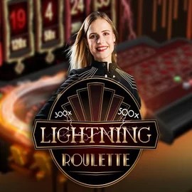 Lightning Roulette logo by Evolution at God of Casino