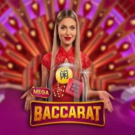 Mega Baccarat logo – Live Casino by Pragmatic Play at God of Casino